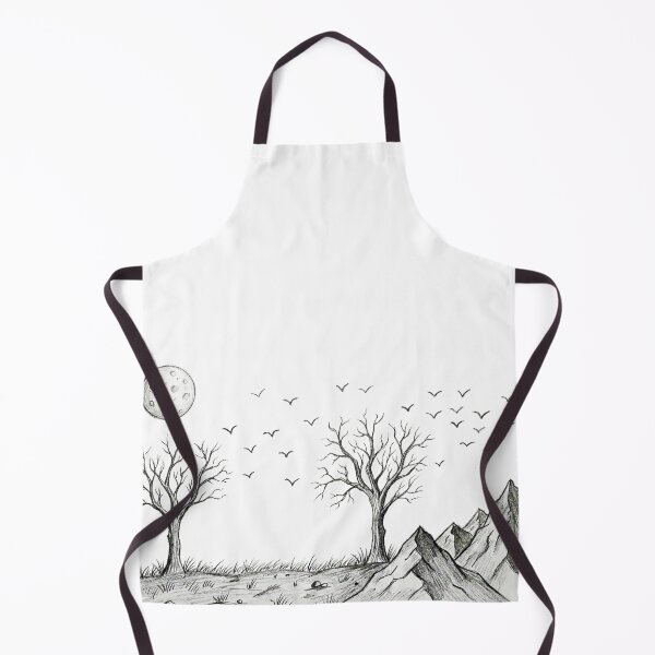 Item preview, Moonlit Mountains: Aser’s Sketch designed and sold by Tamer ⭐⭐⭐⭐⭐.