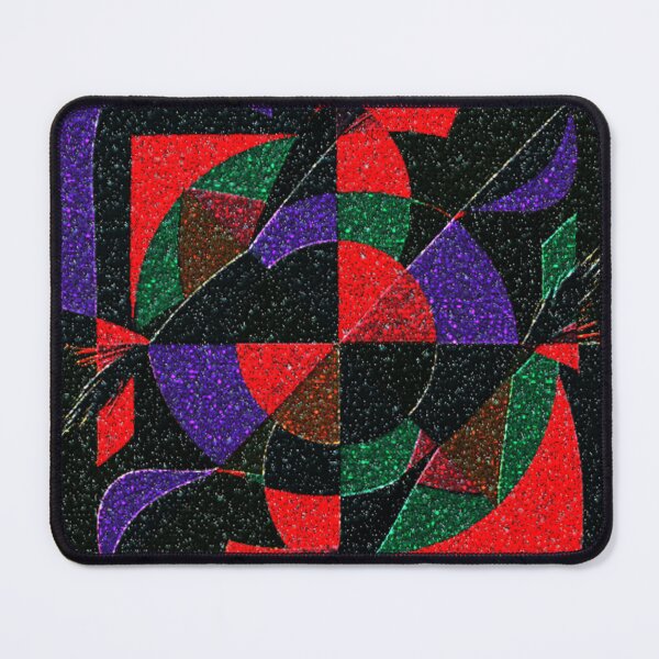 Item preview, astral collision dark lizard skin colorful geometric abstract design designed and sold by SmashingDeals.