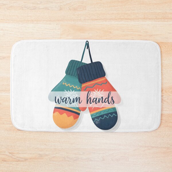 Item preview,  warm hands, winter gloves, warm, hands, warm heart, cold hands designed and sold by TrueArtVibes.