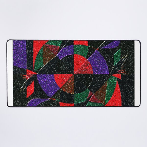 Item preview, astral collision dark lizard skin colorful geometric abstract design designed and sold by SmashingDeals.