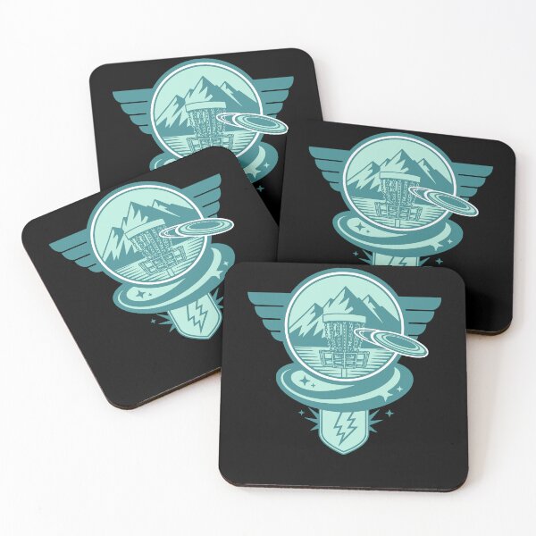 Item preview, Mountain Disc Golf Basket Flying Disc Scene designed and sold by LuminOrb.