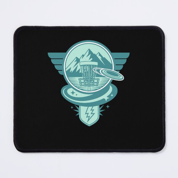 Item preview, Mountain Disc Golf Basket Flying Disc Scene designed and sold by LuminOrb.