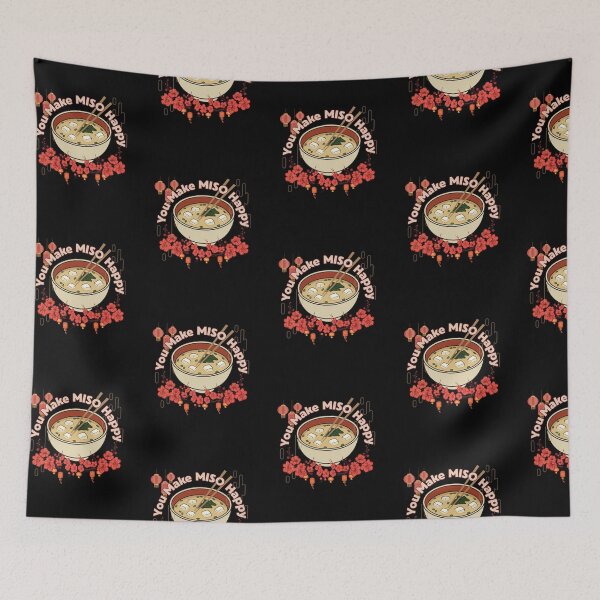 Item preview, You Make Miso Happy Food Pun designed and sold by Life Is Beautiful.