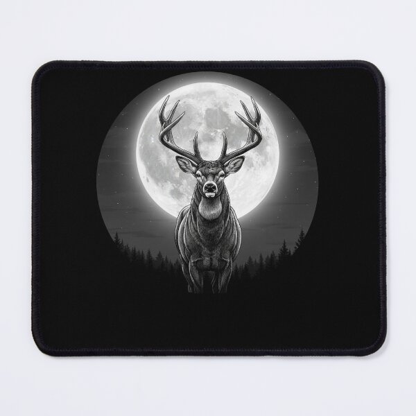 Item preview, Moonlit Deer Night Forest Wildlife designed and sold by dianadouri.