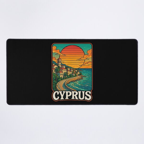 Item preview, Cyprus Country Island Retro Travel designed and sold by TomFrontierArt.