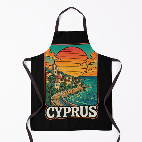 Item preview, Cyprus Country Island Retro Travel designed and sold by TomFrontierArt.