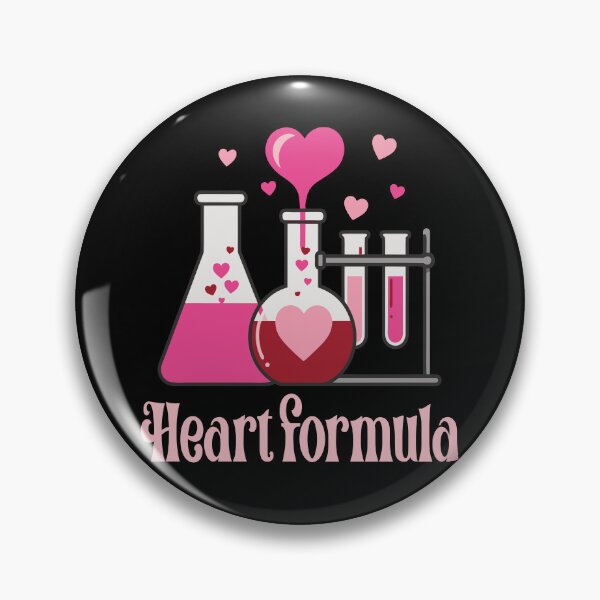 Item preview, Heart hormula Lab Tech valentine art designed and sold by Colorfulman.
