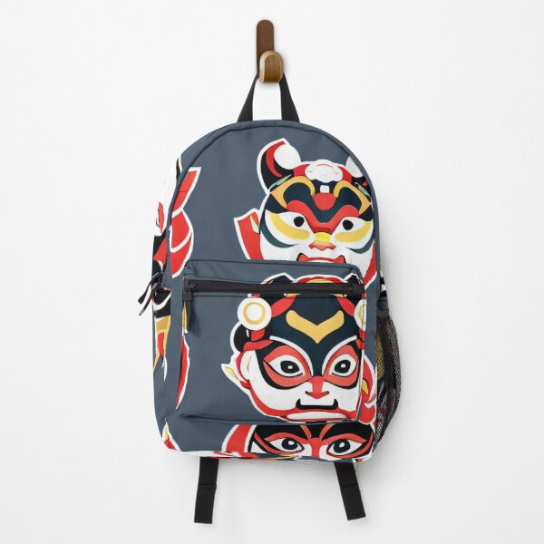Item preview, Kyogen Mask Geometry Modern Japanese Fusion designed and sold by PinkiArt.