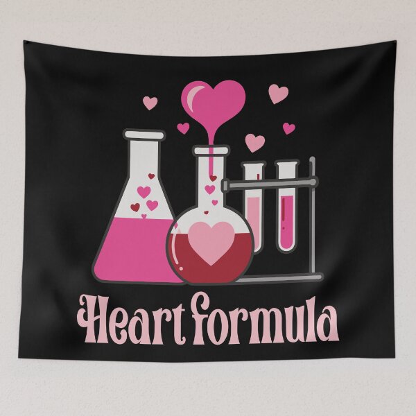 Item preview, Heart hormula Lab Tech valentine art designed and sold by Colorfulman.