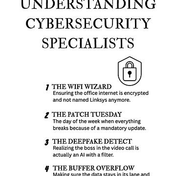 Artwork thumbnail, Cybersecurity Humor Definition Collection by PsyFlow35