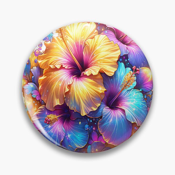 Item preview, fantasy flowers, golden hibiscus designed and sold by LoneAngel.