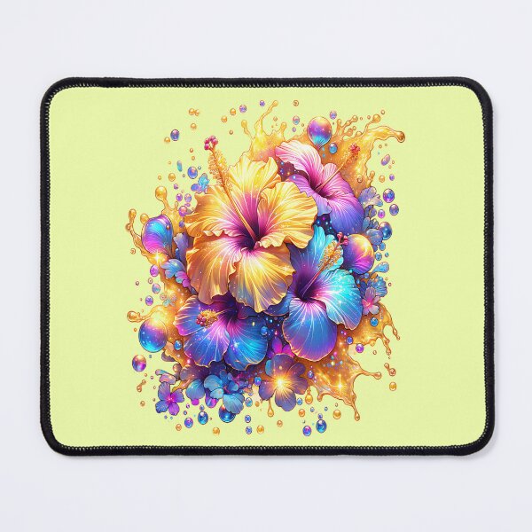 Item preview, fantasy flowers, golden hibiscus designed and sold by LoneAngel.