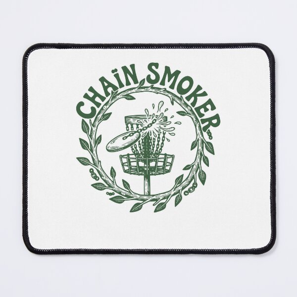 Item preview, Chain Smoker Disc Golf Funny Play Disc Design designed and sold by LuminOrb.