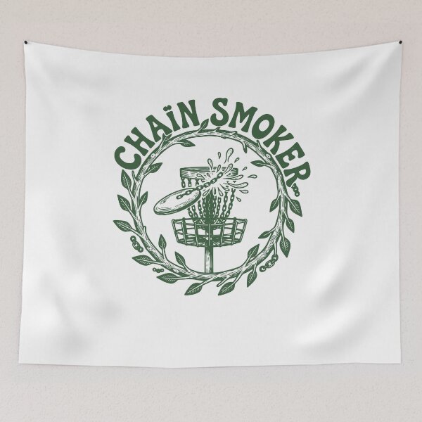 Item preview, Chain Smoker Disc Golf Funny Play Disc Design designed and sold by LuminOrb.
