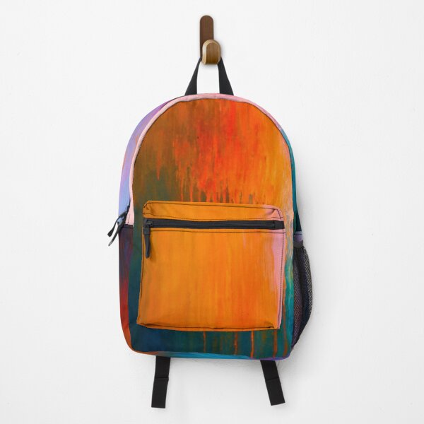 Item preview, Radiant Ascent - Abstract Drips in Pink, Orange, and Teal designed and sold by Joey Santiago.