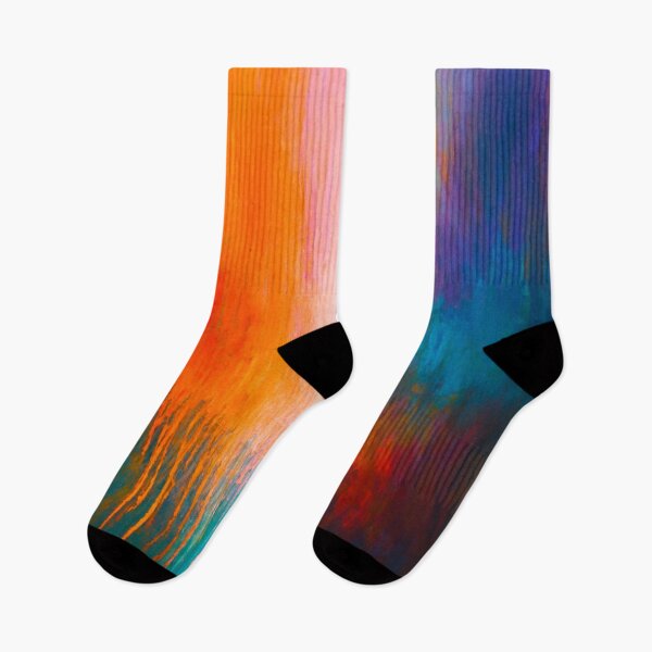 Item preview, Radiant Ascent - Abstract Drips in Pink, Orange, and Teal designed and sold by Joey Santiago.