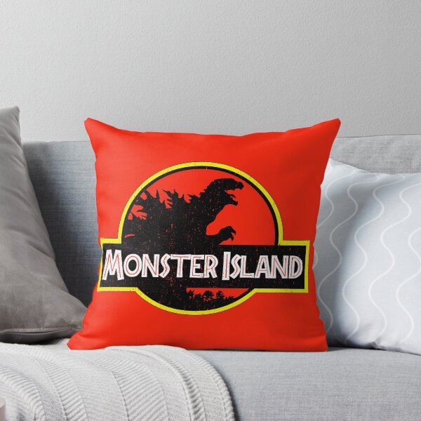 Item preview, King of the Monsters Kaiju Island distressed designed and sold by Power Up Prints.