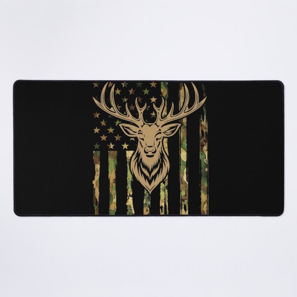 Item preview, American Deer Hunting Camo Flag Wildlife  designed and sold by dianadouri.