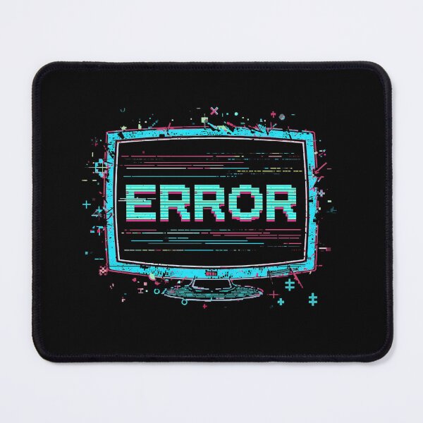 Item preview, ERROR Glitch Sticker – Retro Tech Y2K Cyber Aesthetic, Gamer Laptop & Phone Sticker, Digital Chaos Art designed and sold by JaiSoftStudio.