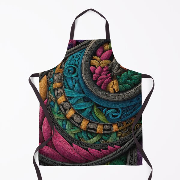 Item preview, New Zealand Māori Paua Pattern Koru Design 726 designed and sold by GrinGalore.