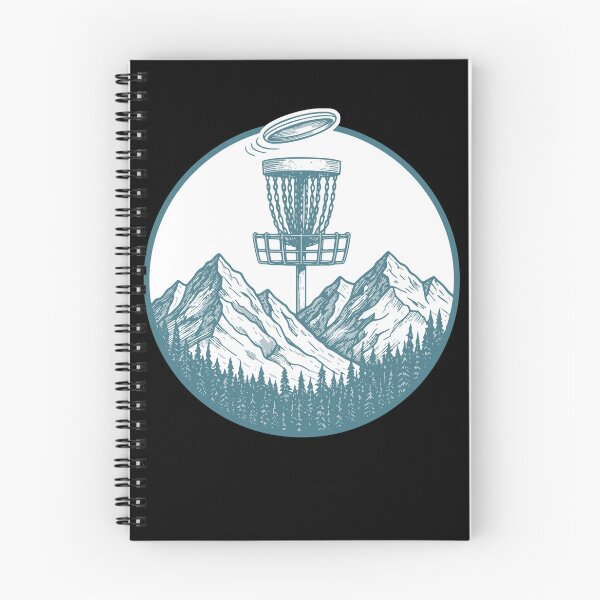 Item preview, Mountain Disc Golf Basket Flying Disc Scene designed and sold by LuminOrb.