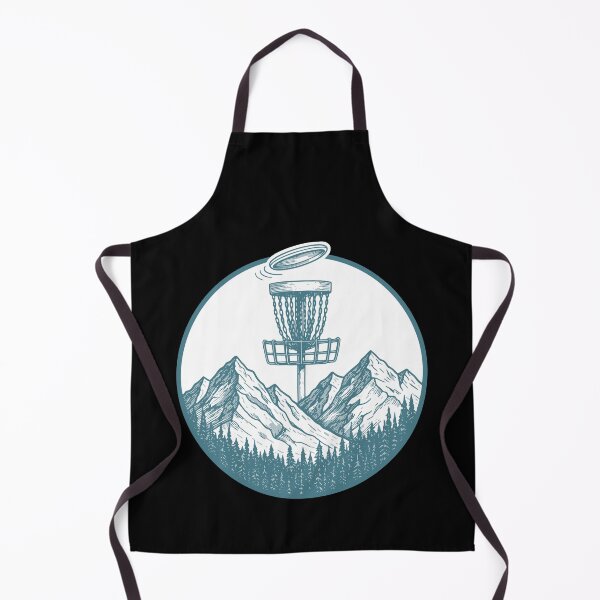 Item preview, Mountain Disc Golf Basket Flying Disc Scene designed and sold by LuminOrb.
