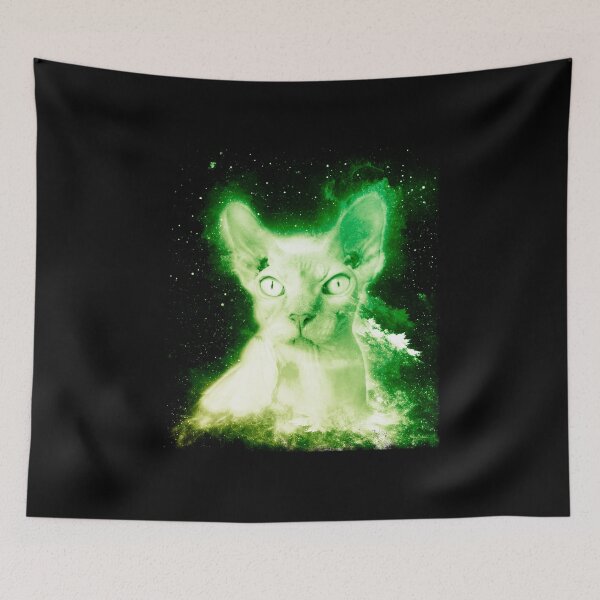 Item preview, Hairless Cat Shirt Nebula Space Sphynx Cat T Shirt designed and sold by cgocgy.