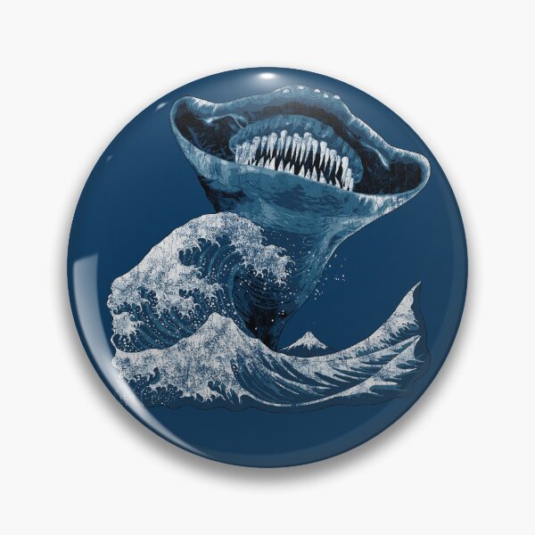 Item preview, Great Wave of El Gran Maja off Kanagawa distressed designed and sold by Power Up Prints.