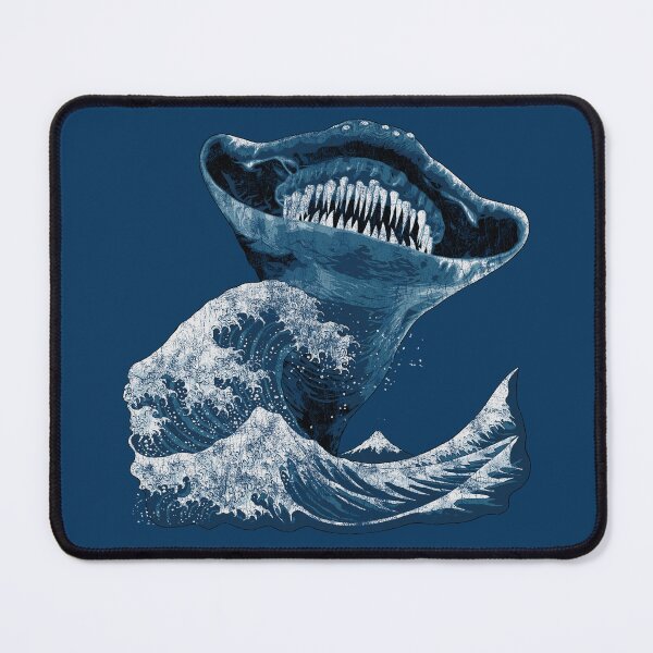 Item preview, Great Wave of El Gran Maja off Kanagawa distressed designed and sold by Power Up Prints.