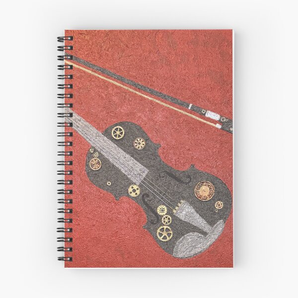 Item preview, 3D Steampunk Violin Painting designed and sold by CreativeSoup.