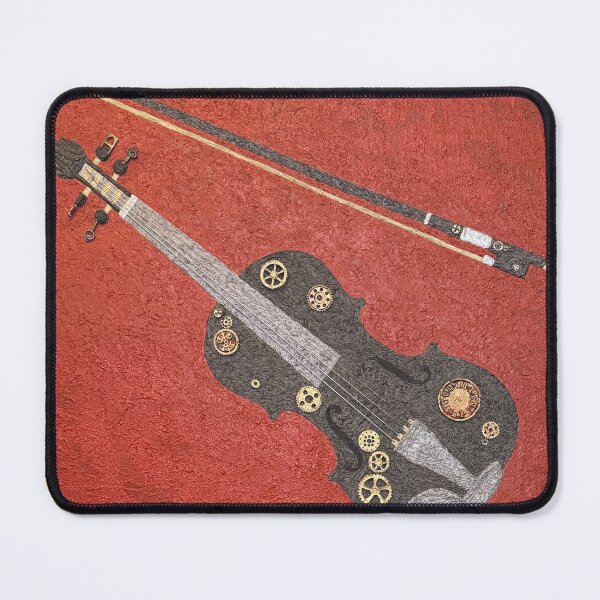 Item preview, 3D Steampunk Violin Painting designed and sold by CreativeSoup.