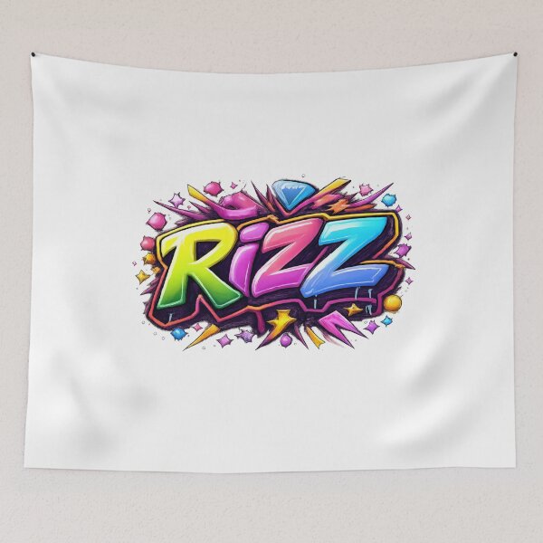 Item preview, RIZZ – Raw Street Graffiti Typography designed and sold by DesignsByHania.