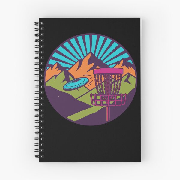 Item preview, Mountain Sunrise Disc Golf Basket Flying Disc designed and sold by LuminOrb.