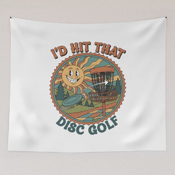 Item preview, Id Hit That Disc Golf Funny Disc Golfer Flying designed and sold by LuminOrb.