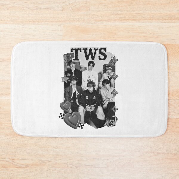 Item preview, TW S Korean boy group boyhood pop K-pop South Korean music Black and White Collage Digital Art Portrait designed and sold by AJUNICE STUDIO.