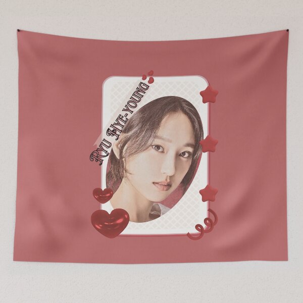 Item preview, Ryu Hye-young (류혜영) Korean actress South Korean celebrity K-drama star Korean film  illustration Red Aesthetic Collage Design designed and sold by AJUNICE STUDIO.