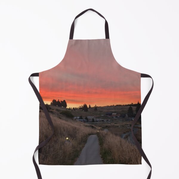 Item preview, Fiery Red Sunset over a Winding Path designed and sold by Photogenic Snap.