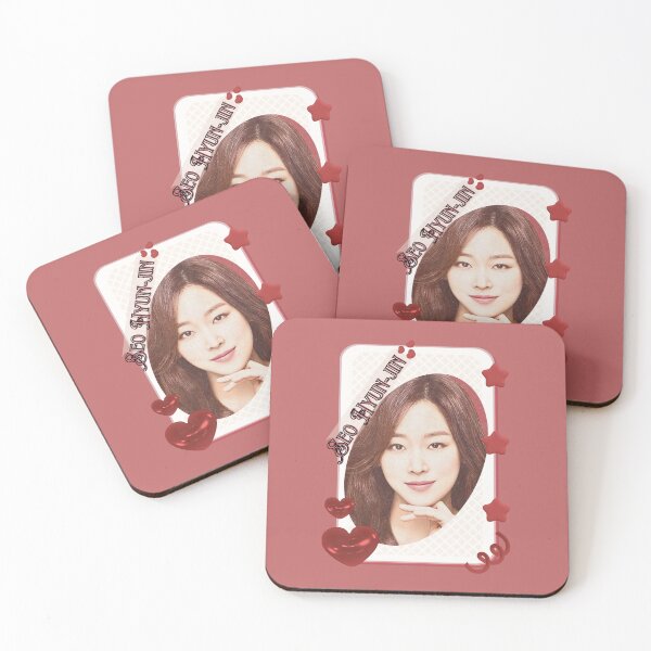 Item preview, Seo Hyun-jin (서현진) Korean actress South Korean celebrity K-drama star Korean film  illustration Red Aesthetic Collage Design designed and sold by AJUNICE STUDIO.