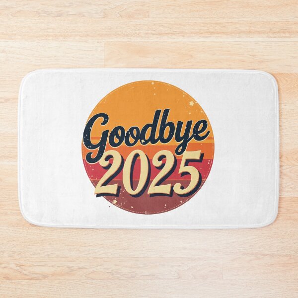 Item preview, Goodbye 2025 Retro Sunset New Year T-Shirt Design designed and sold by Design-Pro-21.