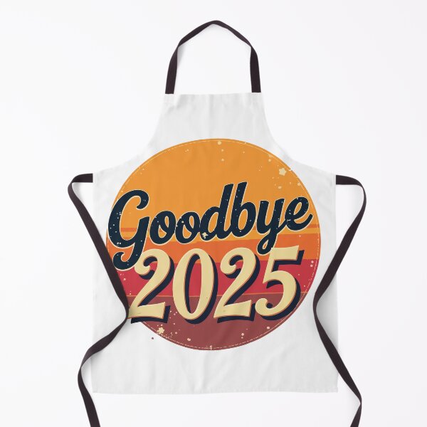 Item preview, Goodbye 2025 Retro Sunset New Year T-Shirt Design designed and sold by Design-Pro-21.