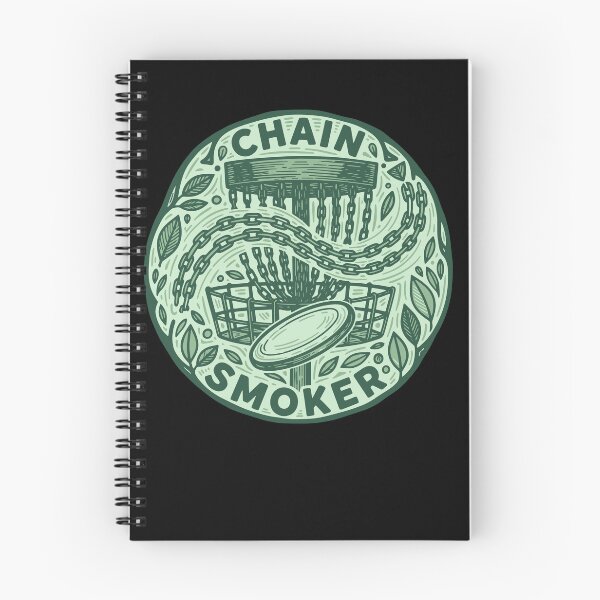 Item preview, Chain Smoker Disc Golfer Funny Disc Golf Scene designed and sold by LuminOrb.