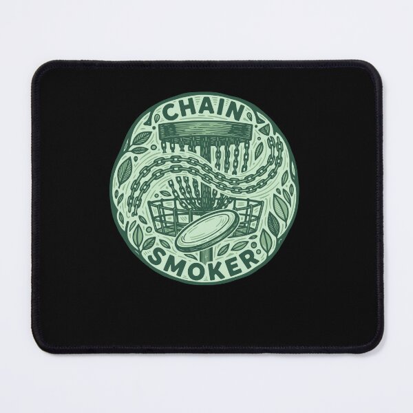 Item preview, Chain Smoker Disc Golfer Funny Disc Golf Scene designed and sold by LuminOrb.