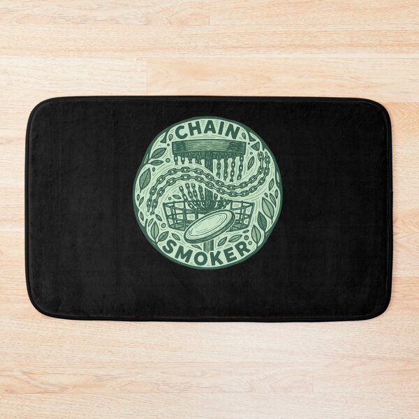Item preview, Chain Smoker Disc Golfer Funny Disc Golf Scene designed and sold by LuminOrb.