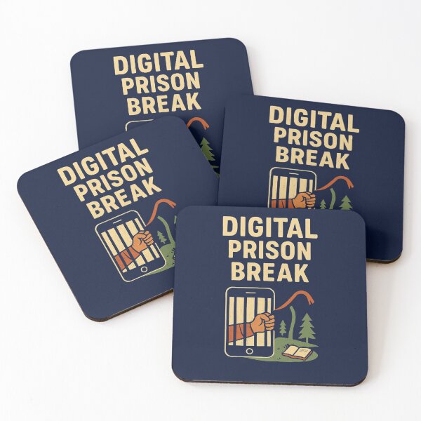 Item preview, Digital Prison Break – Escape the Screen Trap designed and sold by ArminGreen.
