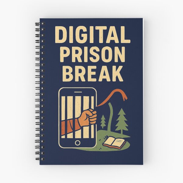 Item preview, Digital Prison Break – Escape the Screen Trap designed and sold by ArminGreen.