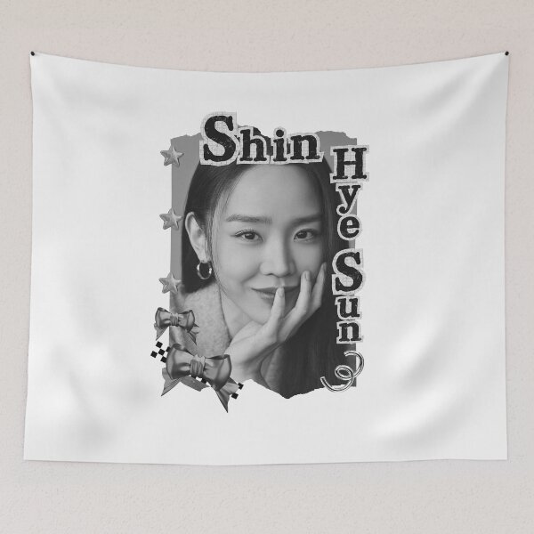 Item preview, Shin Hye-sun (신혜선) Korean actress South Korean celebrity K-drama star Korean film n Black and White Collage Digital Art Portrait designed and sold by AJUNICE STUDIO.