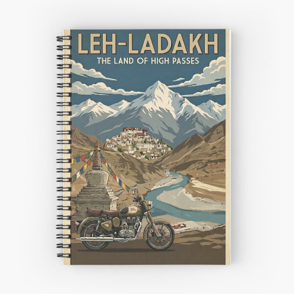 Artikelvorschau, Leh Ladakh – Das Land der hohen Pässe (Poster) entworfen und verkauft von Atlas and Aesthetic.