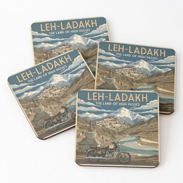 Item preview, Leh Ladakh - The Land of High Passes Poster designed and sold by Atlas and Aesthetic.