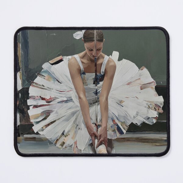Item preview, Ballerina Tying Pointe Shoes designed and sold by lautir.