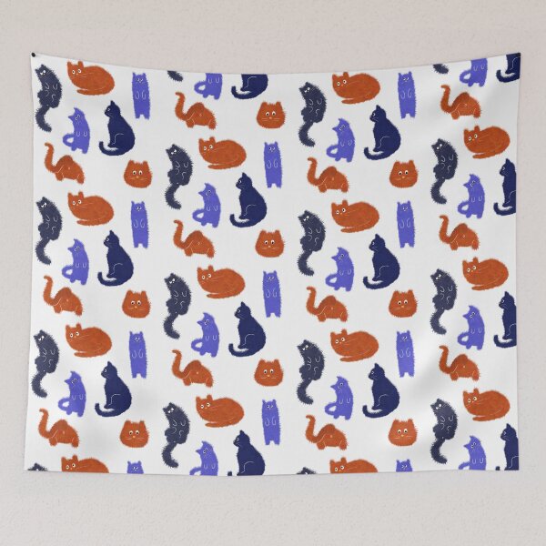 Item preview, Funny cats cute hand drawn set of  stickers, print, decoration designed and sold by NatalkaP.